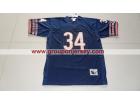 Chicago Bears #34 Payton Blue M&N With Small Number Jerseys