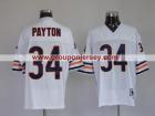 Chicago Bears #34 Payton White M&N With Small Number Jerseys