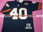 Chicago Bears #40 Sayers Blue M&N With Big Number Jerseys