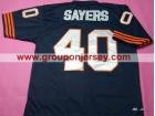 Chicago Bears #40 Sayers Blue M&N With Big Number Jerseys