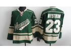 Minnesota Wild #23 Nystrom Green Jerseys