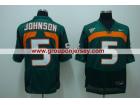 Miami Hurricanes #5 Johnson Green Jerseys