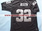 Oakland Raiders #32 MARCUS ALLEN black M&N jerseys