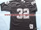 Oakland Raiders #32 MARCUS ALLEN black M&N jerseys