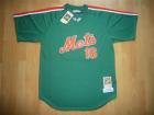 New York Mets #16 Dwight Gooden Green Throwback Jerseys