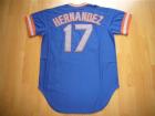 New York Mets #17 Keith Hernandez Blue M&N Jerseys