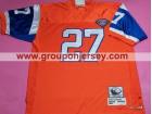 Denver Broncos #27 Steve Atwater M&N 1994 Orange Jerseys