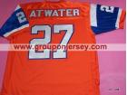 Denver Broncos #27 Steve Atwater M&N 1994 Orange Jerseys