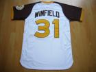 San Diego Padres #31 Dave Winfield White Coffer M&N Jerseys