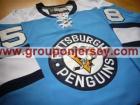 Pittsburgh Penguins #58 Chris Letang Baby Blue Hockey Jersey