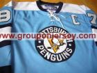 Pittsburgh Penguins #87 Sidney Crosby Blue C Patch Hockey Jersey