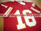 Kansas City Chiefs #16 Dawson Red M&N Jerseys