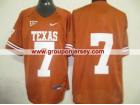 TEXAS #7 Dark Orange ncaa Jerseys