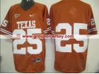 TEXAS #25 Dark Orange ncaa Jerseys