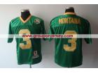 NOTRE DAME #3 MONTANA Green Jerseys