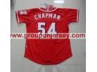 Cincinnati Reds #54 Chapman Red Cool Base Jersey