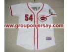 Cincinnati Reds #54 Chapman White  Cool Base  Jersey