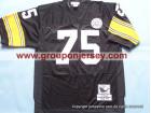 Pittsburgh Steelers #75 Greene Black M&N Jerseys