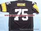 Pittsburgh Steelers #75 Greene Black M&N Jerseys