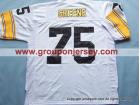 Pittsburgh Steelers #75 Greene White M&N Jerseys