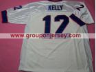 Buffalo Bills #12 Jim Kelly Throwback White Jersey