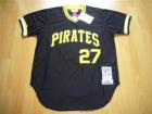 Pittsburgh Pirates #27 Kent Tekulve Black M&N 1979 Jerseys