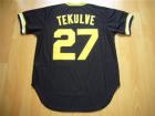 Pittsburgh Pirates #27 Kent Tekulve Black M&N 1979 Jerseys