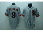 San Francisco Giant #9 Williams Grey M&N Jerseys