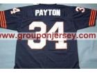 Chicago Bears #34 Payton Blue M&N With Big Number Jerseys