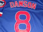 Chicago Cubs #8 ANDRE DAWSON mitchell&ness blue jerseys