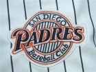 San Diego Padres #31 Dave Winfield White With Black Strip M&N Jerseys