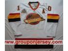 Vancouver Canucks #10 Pavel Bure White CCM Throwback Jersey