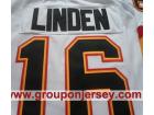 Vancouver Canucks #16 Trevor Linden White CCM Throwback Jersey