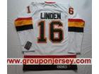 Vancouver Canucks #16 Trevor Linden White CCM Throwback Jersey