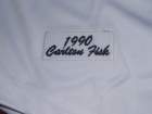 Chicago White Sox #72 Carlton Fisk White 1990 Home Throwback Jersey