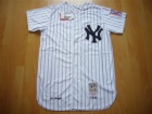 New York Yankees #5 Joe DiMaggio 1939 Throwback White Strip Jersey