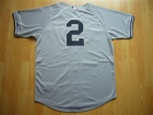 New York Yankees #2 Derek Jeter Gray jerseys