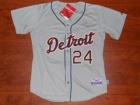 Detroit Tigers #24 Miguel Cabrera Grey Cool Base Jersey