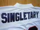 Chicago Bears #50 Mike Singletary White Throwback Jersey