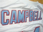 Houston Oilers #34 Earl Campbell White Throwback Jersey