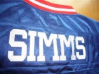 New York Giants #11 PHIL SIMMS Blue Throwback Jersey