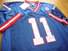 New York Giants #11 PHIL SIMMS Blue Throwback Jersey