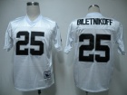 Oakland Raiders #25 BILETNIKOFF White Throwback NFL Jerseys