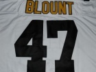 Pittsburgh Steelers #47 Mel Blount White Throwback Jersey