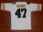 Pittsburgh Steelers #47 Mel Blount White Throwback Jersey