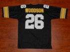 Pittsburgh Steelers #26 Rod Woodson Black Throwback Jersey