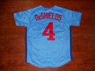 Montreal Expos #4 Delino DeShields Blue 1982 Thorwback Jersey