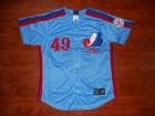 Montreal Expos #49 Warren Cromartie Blue 1982 Throwback Jersey