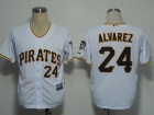 Pittsburgh Pirates #24 Alvarez White Cool Base MLB Jerseys