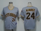 Pittsburgh Pirates #24 Alvarez Grey Cool Base MLB Jerseys